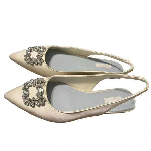 Nine West Womens Blingy‎ Ballet Flat - Picture 6 of 8